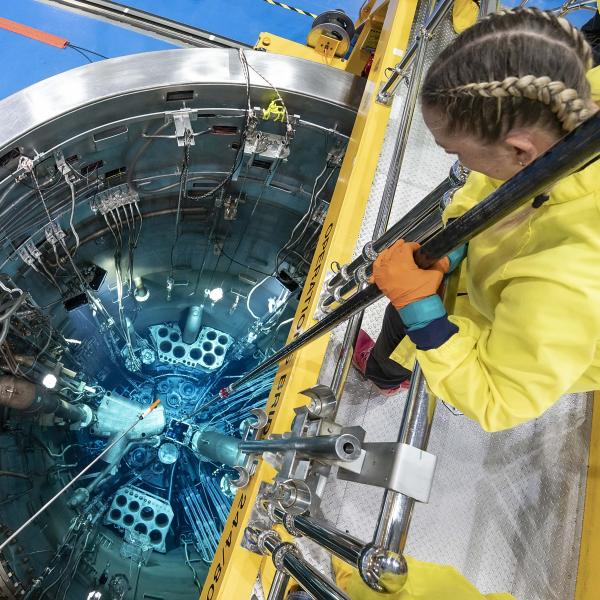 View into ANSTO's OPAL reactor
