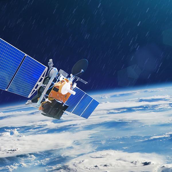 Satellite in space